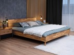 Letto in rovere 160x200 Bergen olio intenso