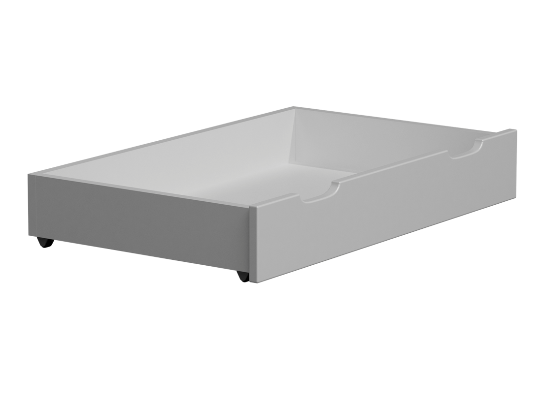 Cassetto da letto in pino 98cm bianco
