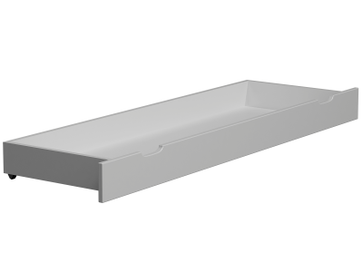 Cassetto da letto in pino 198cm bianco