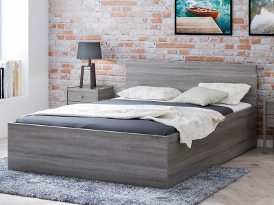 Letto 140x200 DM1 Rovere tartufato