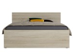 Letto 120x200 DM1 rovere Sonoma/fianchi bianchi