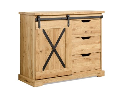 Cassettiera Loft in legno di rovere X-oak n. 2