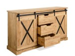 Cassettiera Loft in legno di rovere X-oak n. 3
