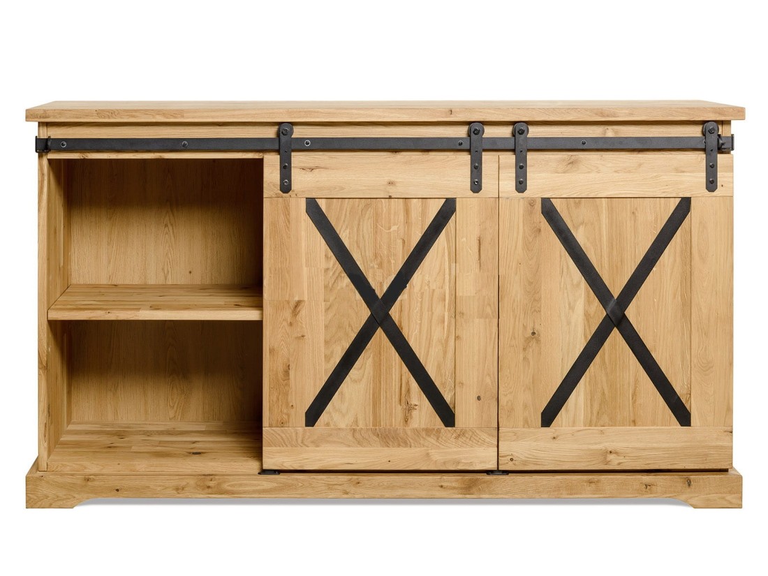 Cassettiera Loft in legno di rovere X-oak n. 3