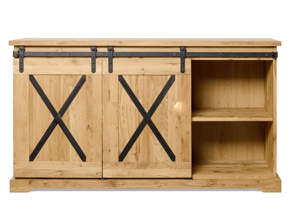 Cassettiera Loft in legno di rovere X-oak n. 3