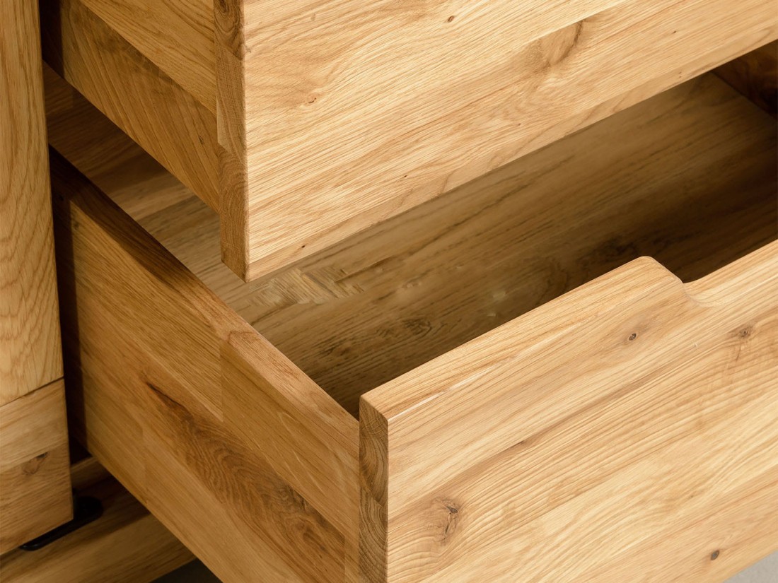 Cassettiera Loft in legno di rovere X-oak n. 3