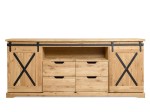 Cassettiera Loft in legno di rovere X-oak n. 4
