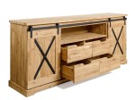 Cassettiera Loft in legno di rovere X-oak n. 4