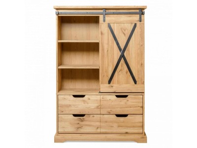 Mobile/vetrina in rovere Loft X-oak n. 1
