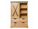 Mobile/vetrina in rovere Loft X-oak n. 1