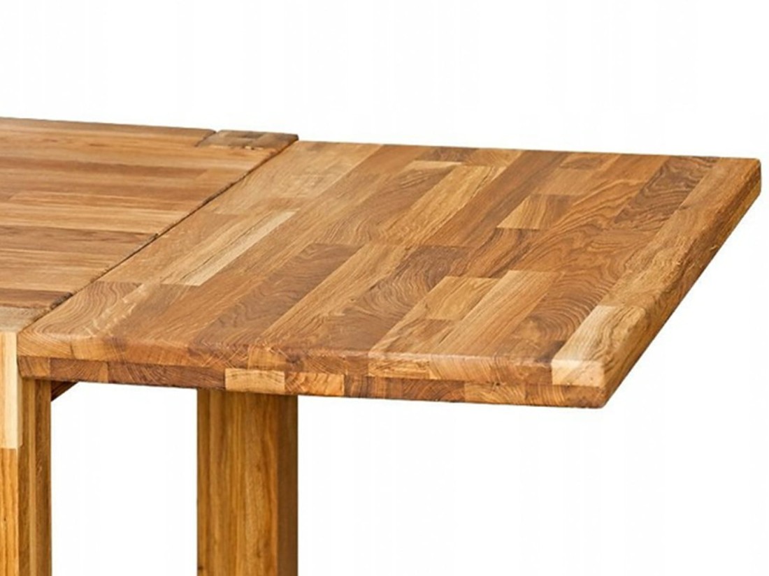 Tavolo pieghevole in rovere 90x160-260 cm Falun olio intenso