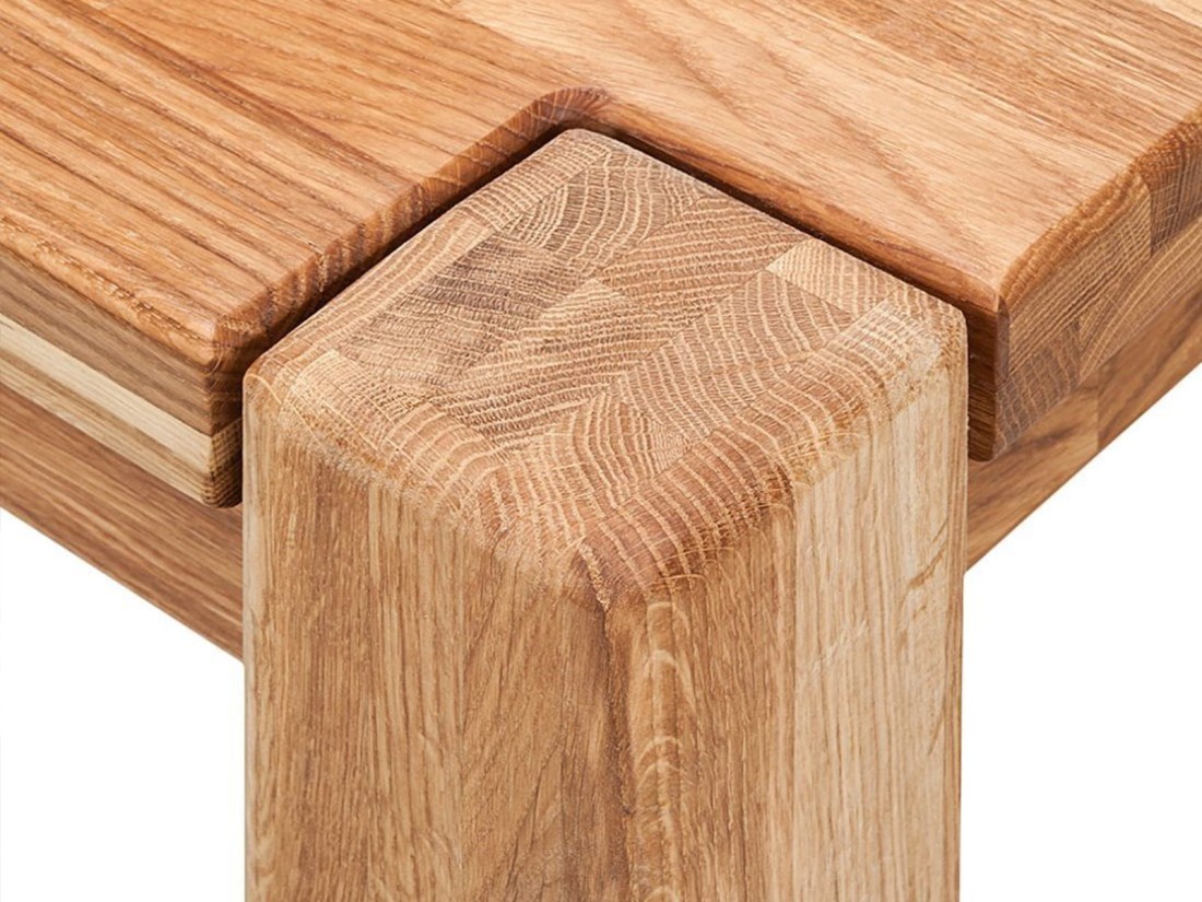 Tavolo pieghevole in rovere 90x160-260 cm Falun olio intenso