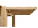 Tavolo pieghevole in rovere 90x180-280 cm Falun oil intense