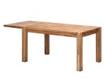 Tavolo pieghevole in rovere 90x160-260 cm Falun olio intenso