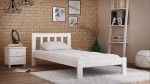 Letto 90x200 Ofelia in pino bianco