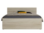 Letto con materasso 140x200 DM1 rovere Sonoma