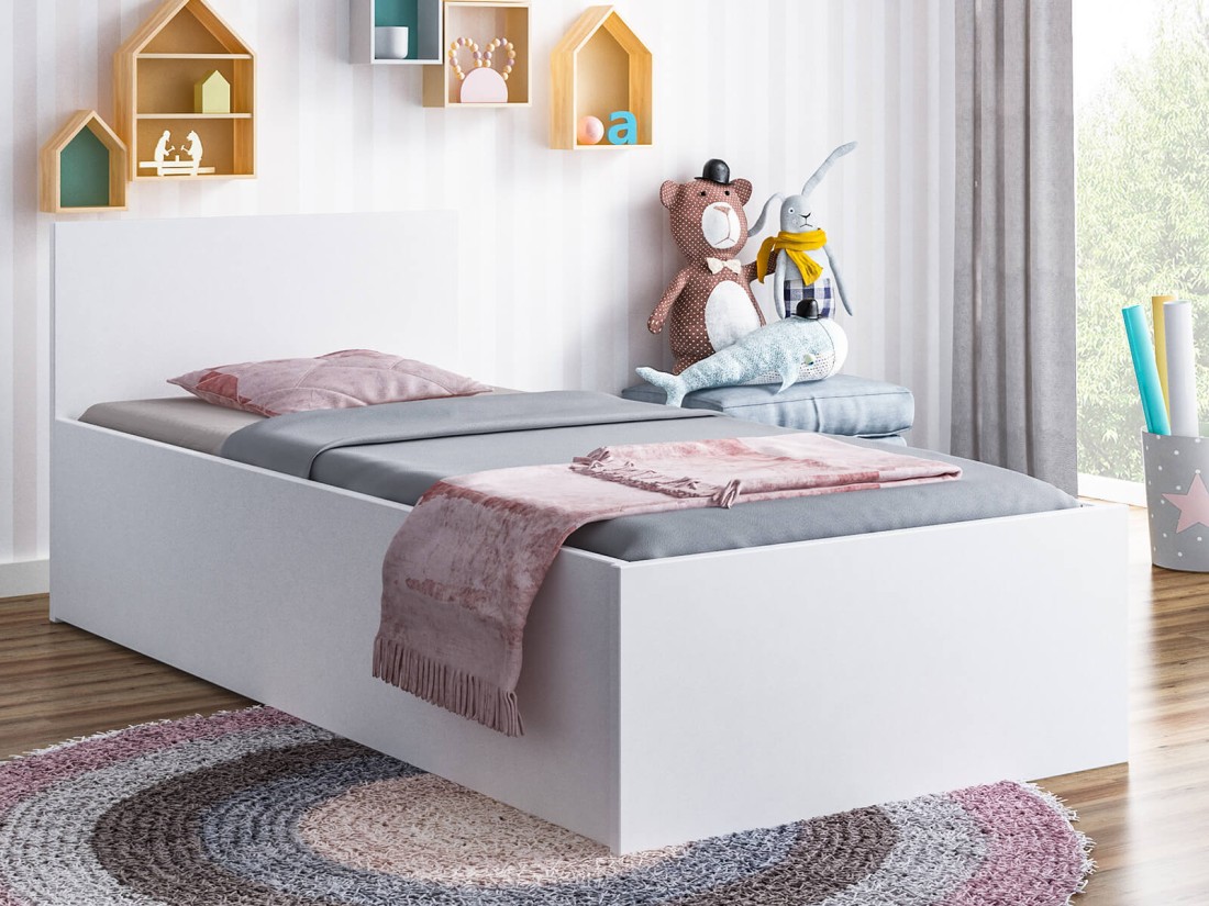 Letto 90x200 DM1 Bianco