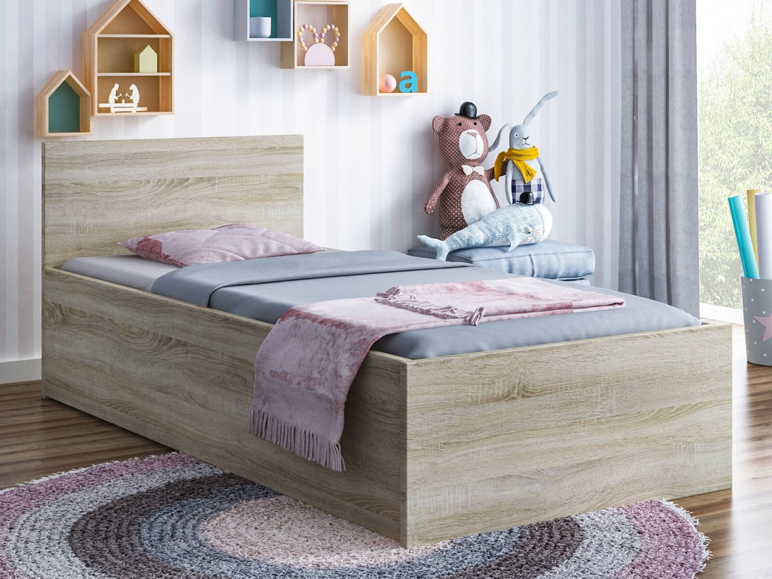 Letto 90x200 DM1 rovere Sonoma