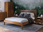 Letto in faggio 180x200 Beskid 01 rovere rustico