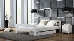 Letto in legno 120x200 Klaudia bianco