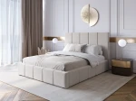 Letto imbottito con contenitore 140x200 PRO Line 18 colore Soro 21