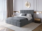 Letto imbottito con contenitore 160x200 PRO Line 18 colore Soro 97