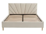 Letto imbottito 160x200 scandinavo Scandi Line 3 Velvet Beige