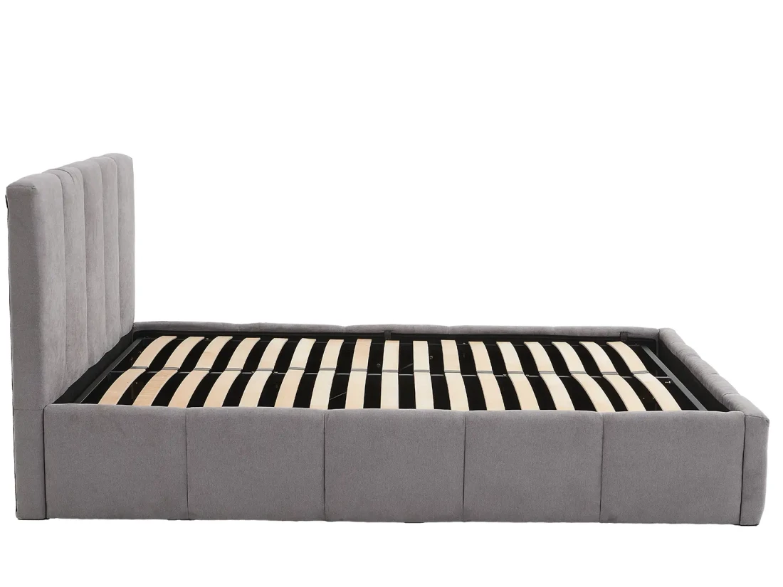 Letto imbottito con contenitore 140x200 PRO Line 18 colore Soro 90