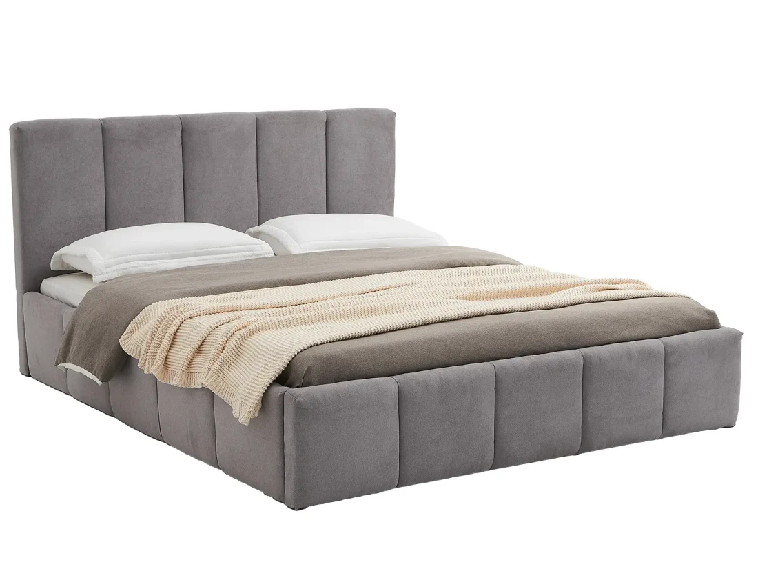 Letto imbottito con contenitore 140x200 PRO Line 18 colore Soro 90