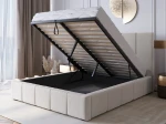 Letto imbottito con contenitore 140x200 PRO Line 18 colore Soro 21