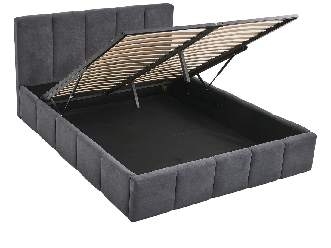 Letto imbottito 160x200 con materasso e contenitore PRO Line 18 colore Soro 97
