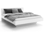 Letto levitante 120x200 bianco DM2 realizzato con pannello per mobili