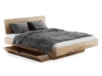 Letto matrimoniale 160x200 in rovere Levitante Piacenza