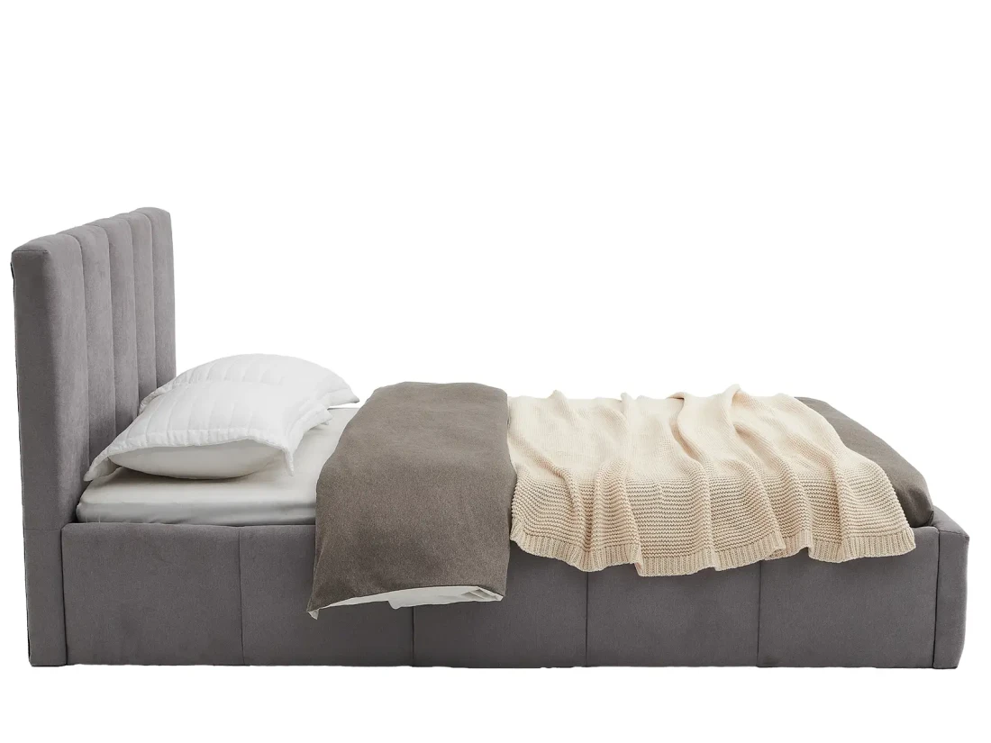 Letto imbottito con contenitore 180x200 PRO Line 18 colore Soro 90
