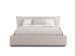 Letto imbottito 160x200 con contenitore beige PRO line 19 Soro 21