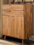 Cassettiera Bergen in rovere 2S 2D olio intenso