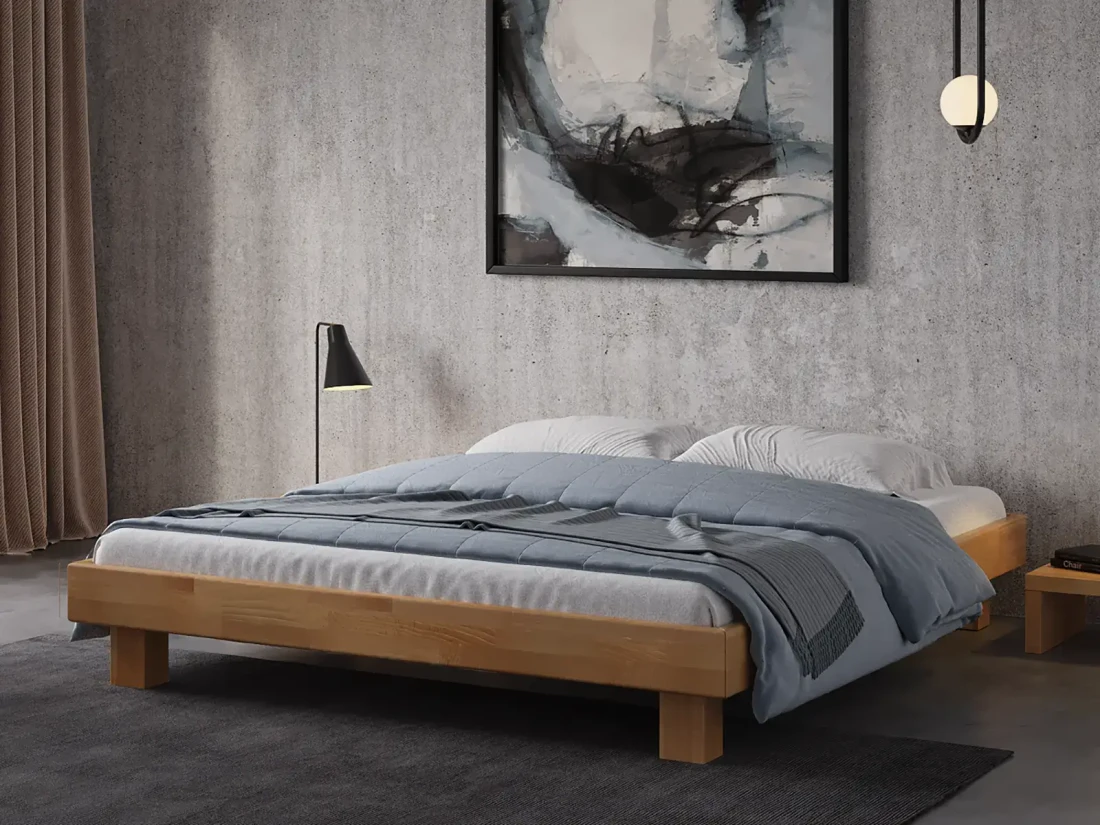Letto in legno di faggio 140x200 Alicante