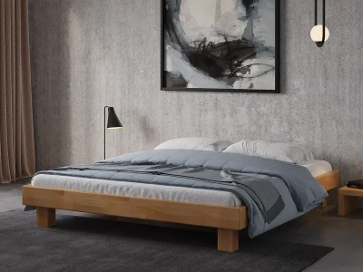 Letto in legno di faggio 160x200 Alicante