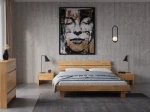 Letto in legno di faggio 140x200 Getafe