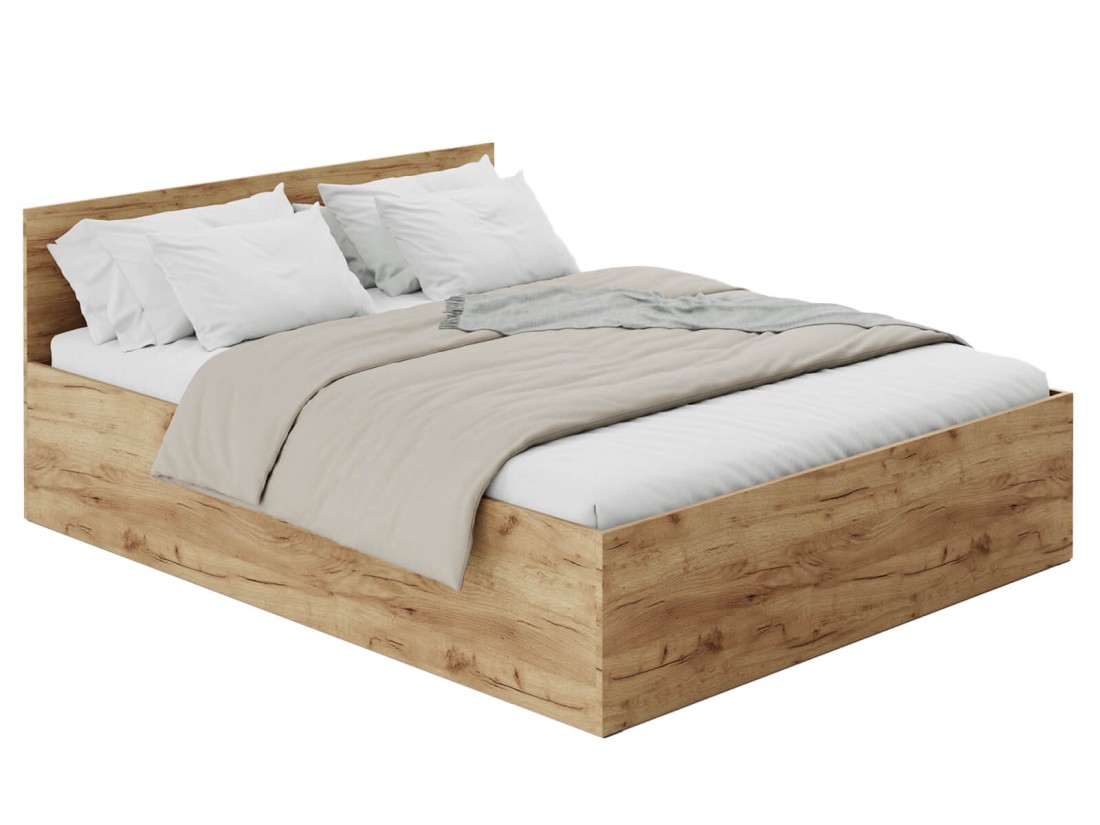 Letto 160x200 DM1 Rovere Artigianale