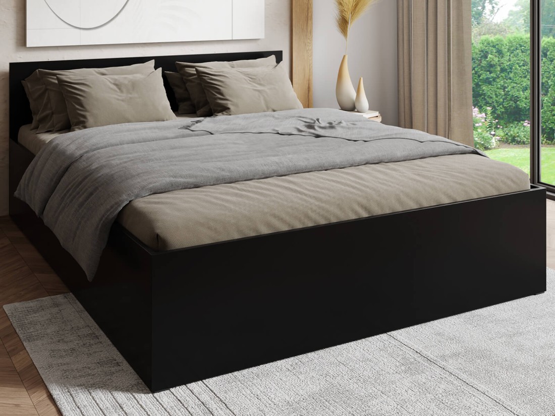 Letto 140x200 DM1 Nero