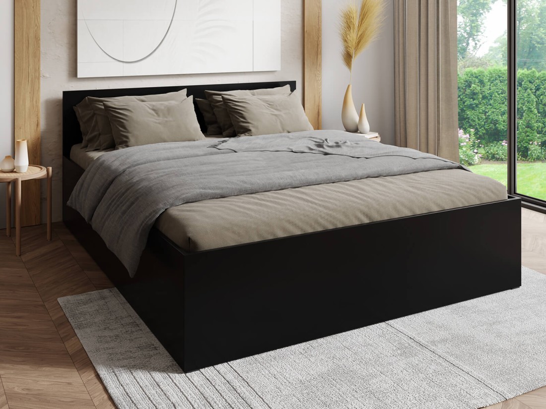 Letto 140x200 DM1 Nero