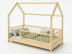 Lettino Montessori 80x160 cm a Casetta Pino e sponde D9