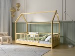 Lettino Montessori 80x160 cm a Casetta Pino e sponde D9