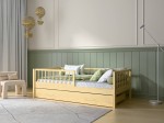 Letto per bambini 160x80 con cassetto Filip, pino