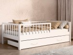 Letto per bambini 160x80 con cassetto Filip, bianco