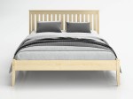 Letto in legno 140x200 Bilbao pino