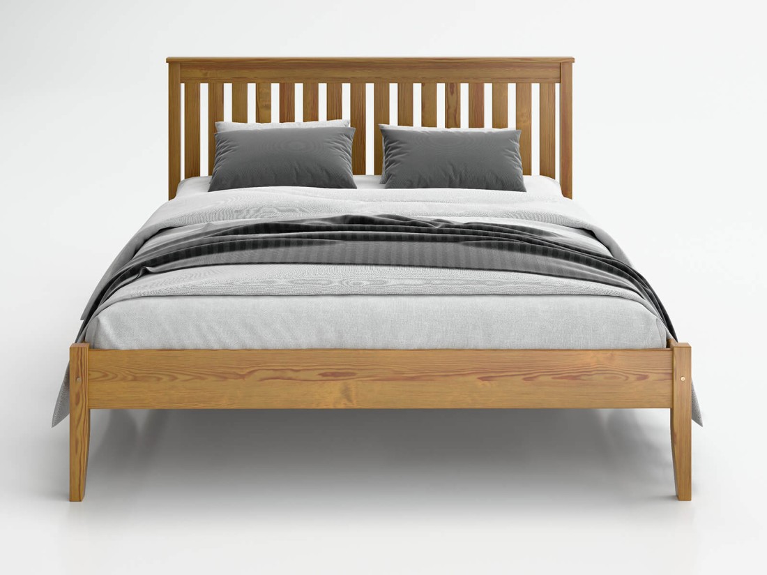 Letto in legno 160x200 Bilbao rovere