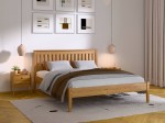 Letto in legno 160x200 Bilbao rovere