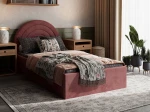 Letto imbottito per bambini con contenitore 90x200 con struttura in rosa Bluvel 52 Kids Line 5 Arcobaleno